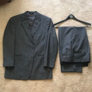 Joseph A Bank Men’s Suit - Grey Pinstripe